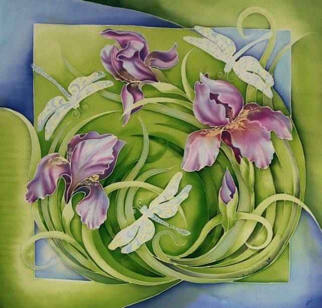 Мк роспись по шелку. | страна мастеров