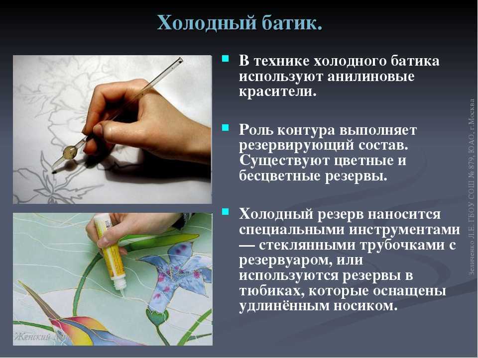 Картина на шелке называется