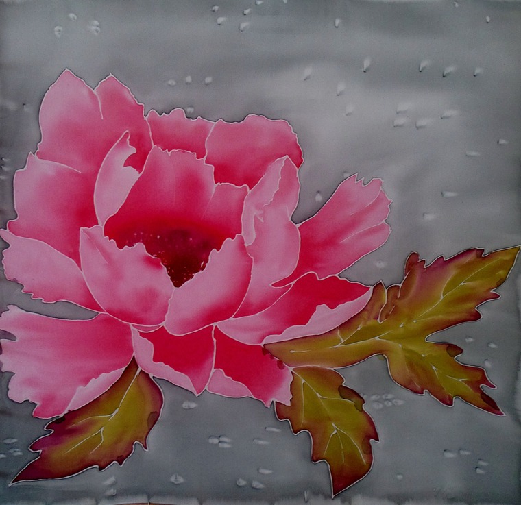 Художественный мастер класс: роспись по шелку