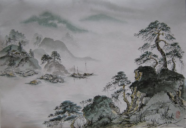 Китайская живопись гохуа: история развития различных техник, стиль сеи, рисунки жирных людей и картины тушью