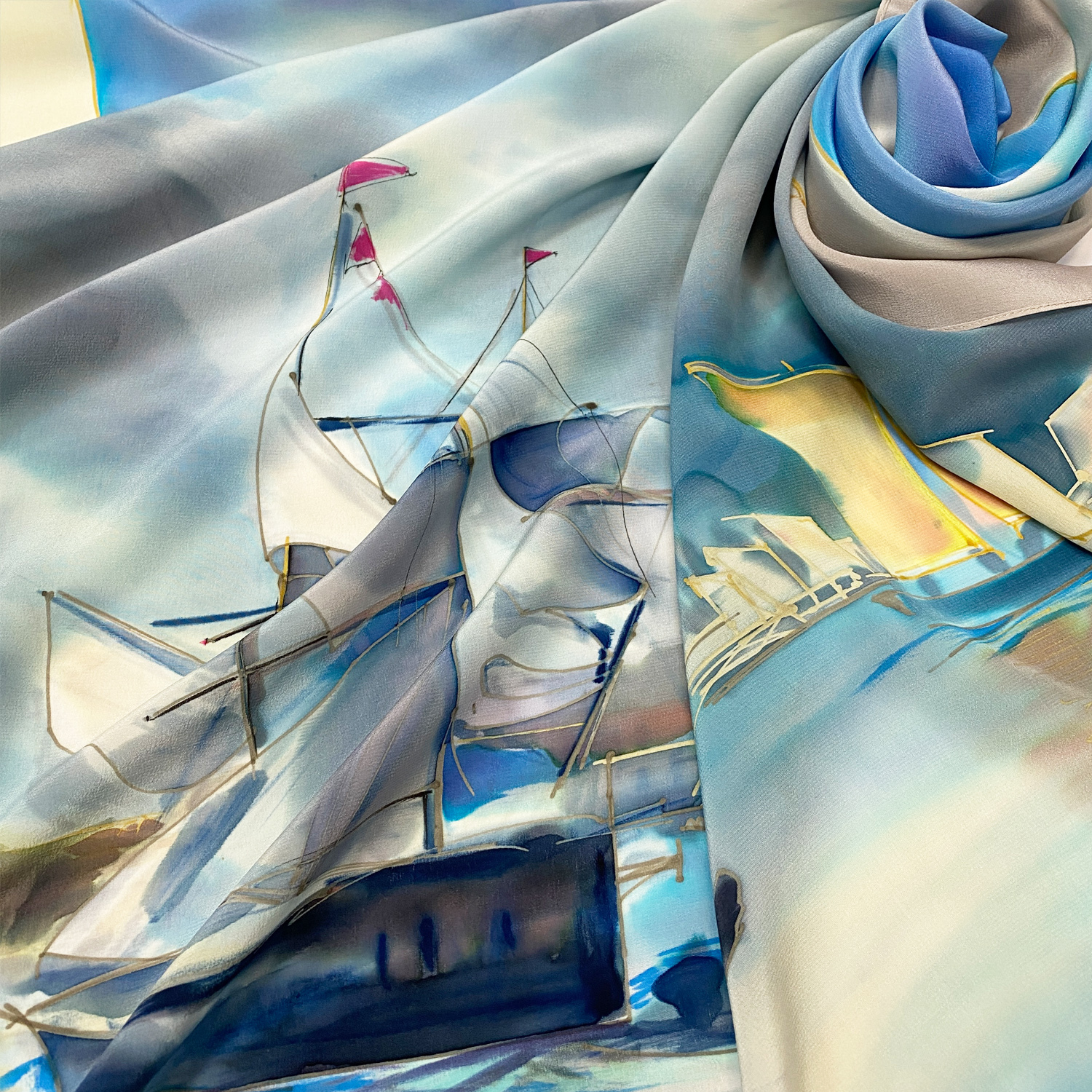 Картины на шелке своими руками