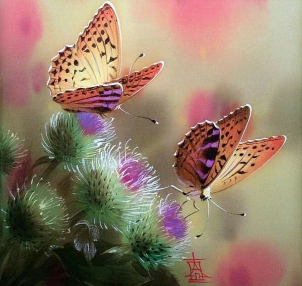 Художник шелков