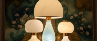 Ткань света: современные светильники с живописью на шёлке