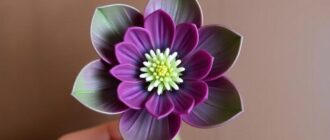 Пошаговый мастер‑класс: простой цветок