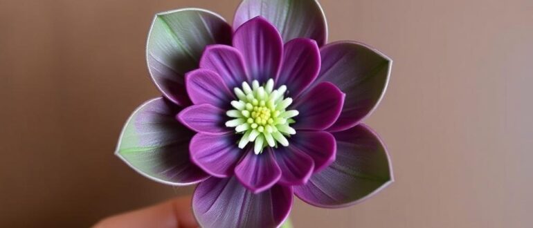 Пошаговый мастер‑класс: простой цветок