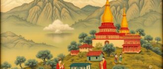 Монастыри и искусство живописи на шёлке: свет и тишина, которые рождают цвет