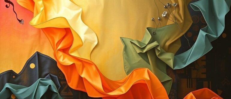 Композиция в живописи на шёлке: принципы гармонии, которые превращают ткань света в историю