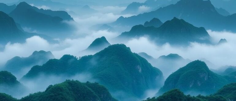 Пейзажи шань-шуй: горы и воды — разговор природы без слов
