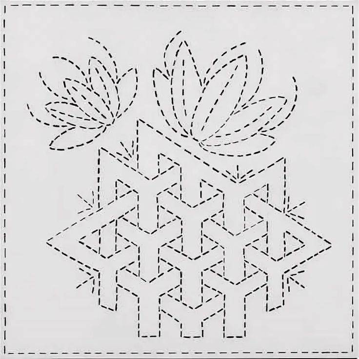 Японская вышивка сашико: 12 схем и уроки для начинающих. сашико — японское искусство вышивки