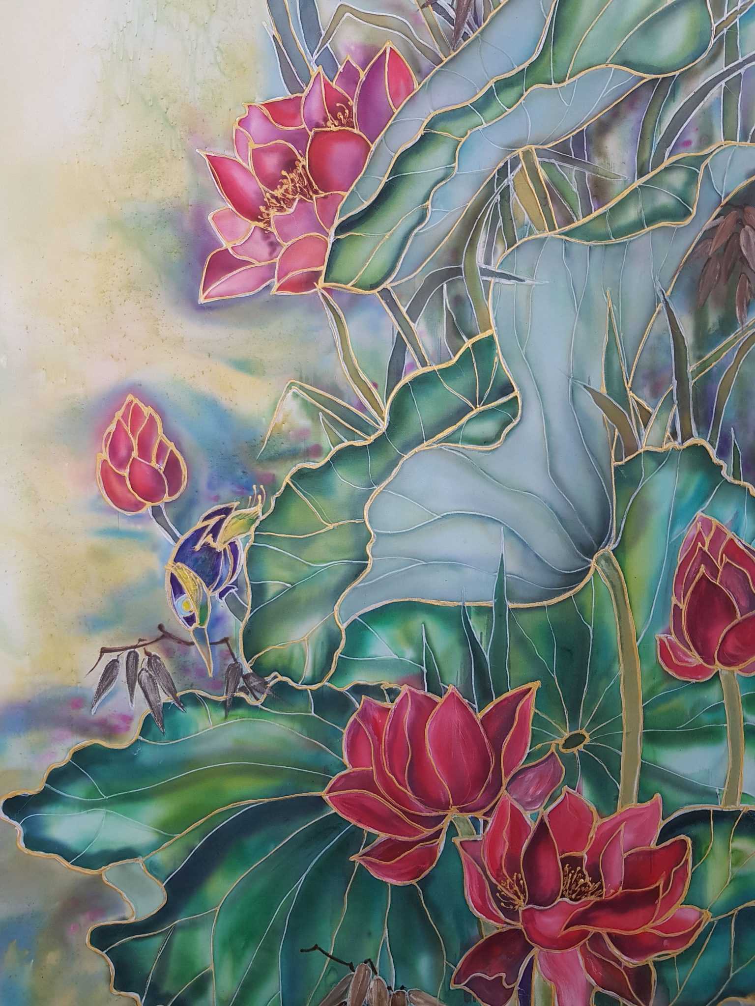 Роспись по шелку. как расписывать по шелку? — всё для леди