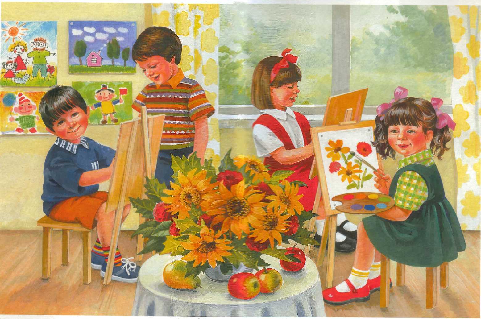 Картины на шелке своими руками