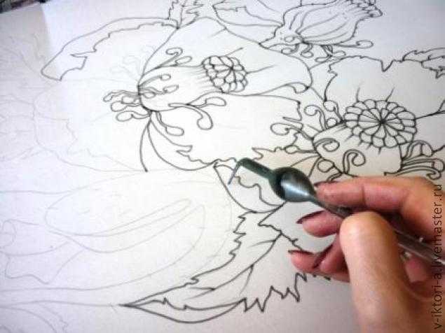 Роспись по шелку. как расписывать по шелку? — всё для леди