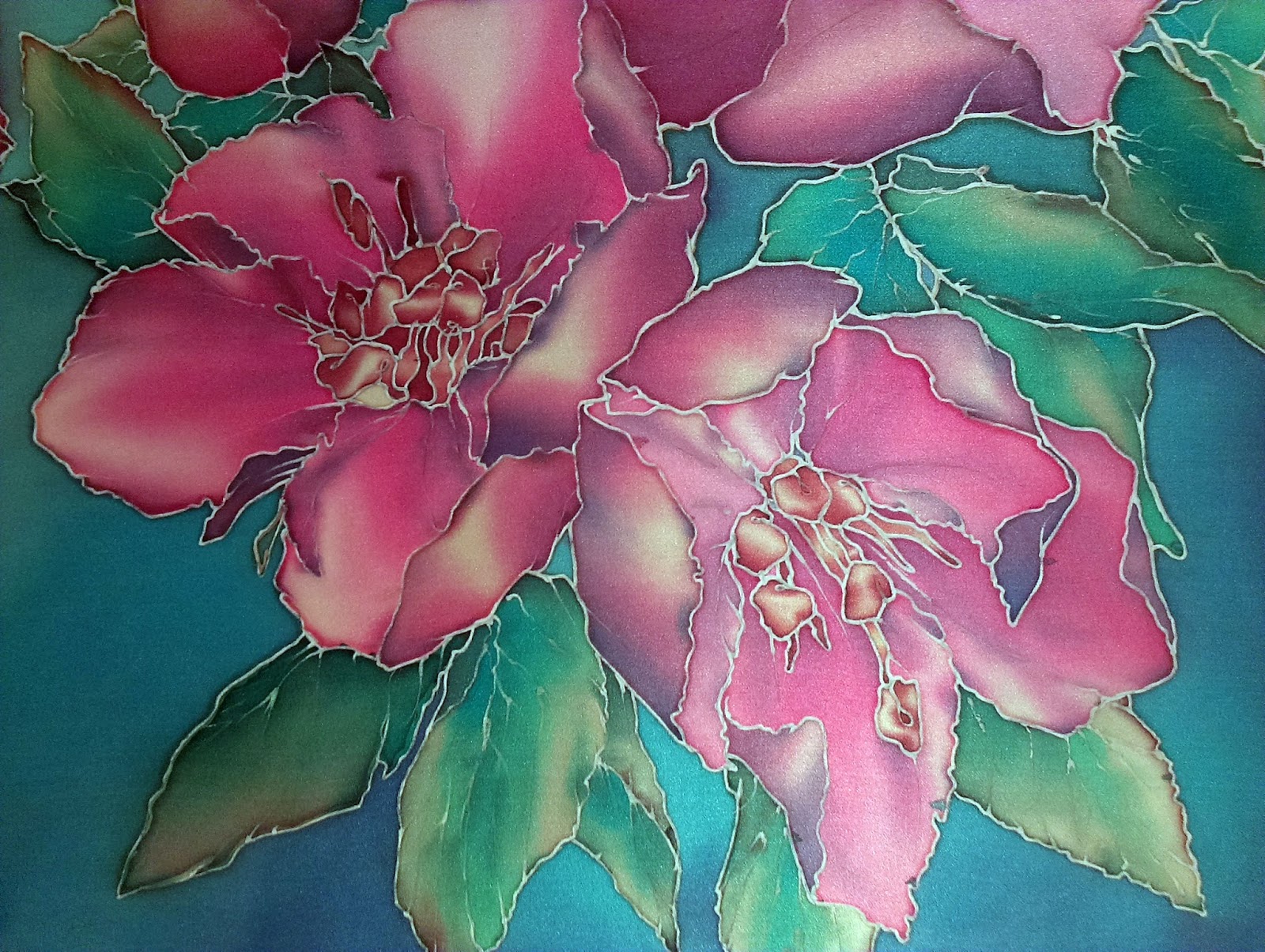 Роспись по шелку: мастер-класс для начинающих, рисунки и техника