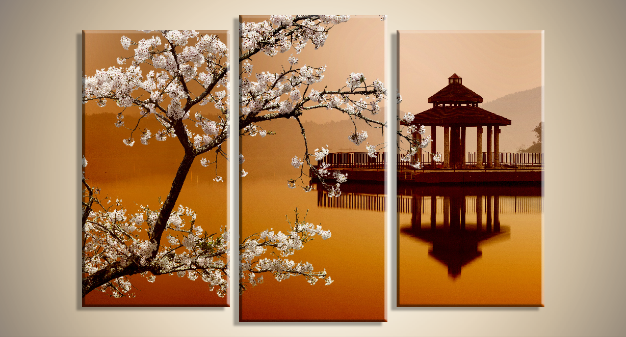 Картины в японском стиле своими руками: живопись и объем