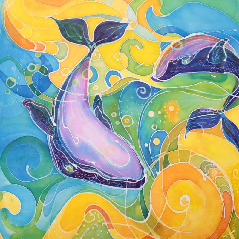 Роспись по шелку: с чего начать рисование картин на платках