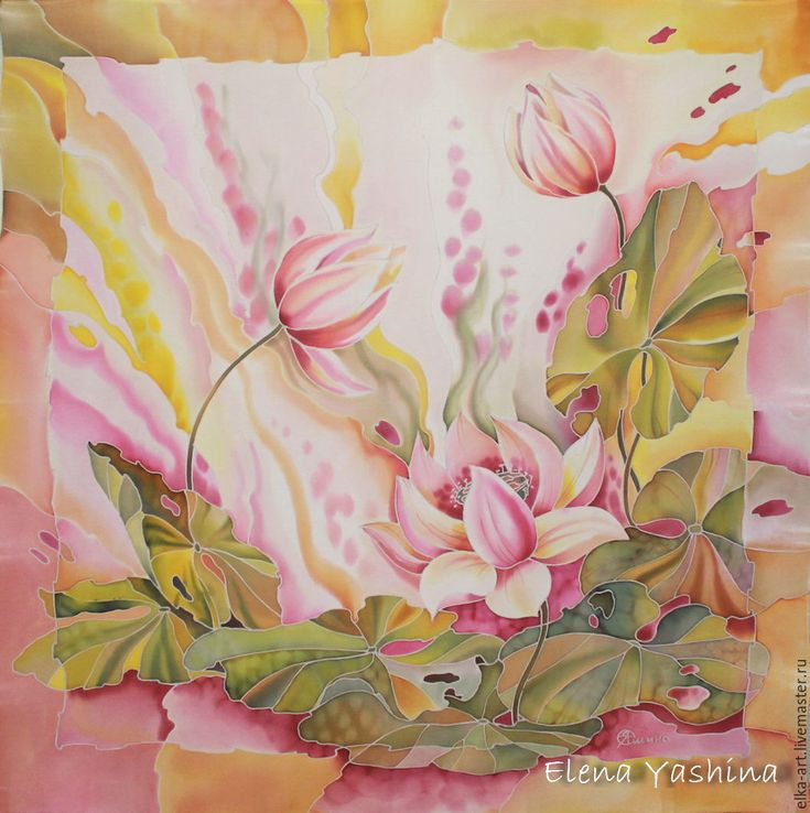 Художественный мастер класс: роспись по шелку