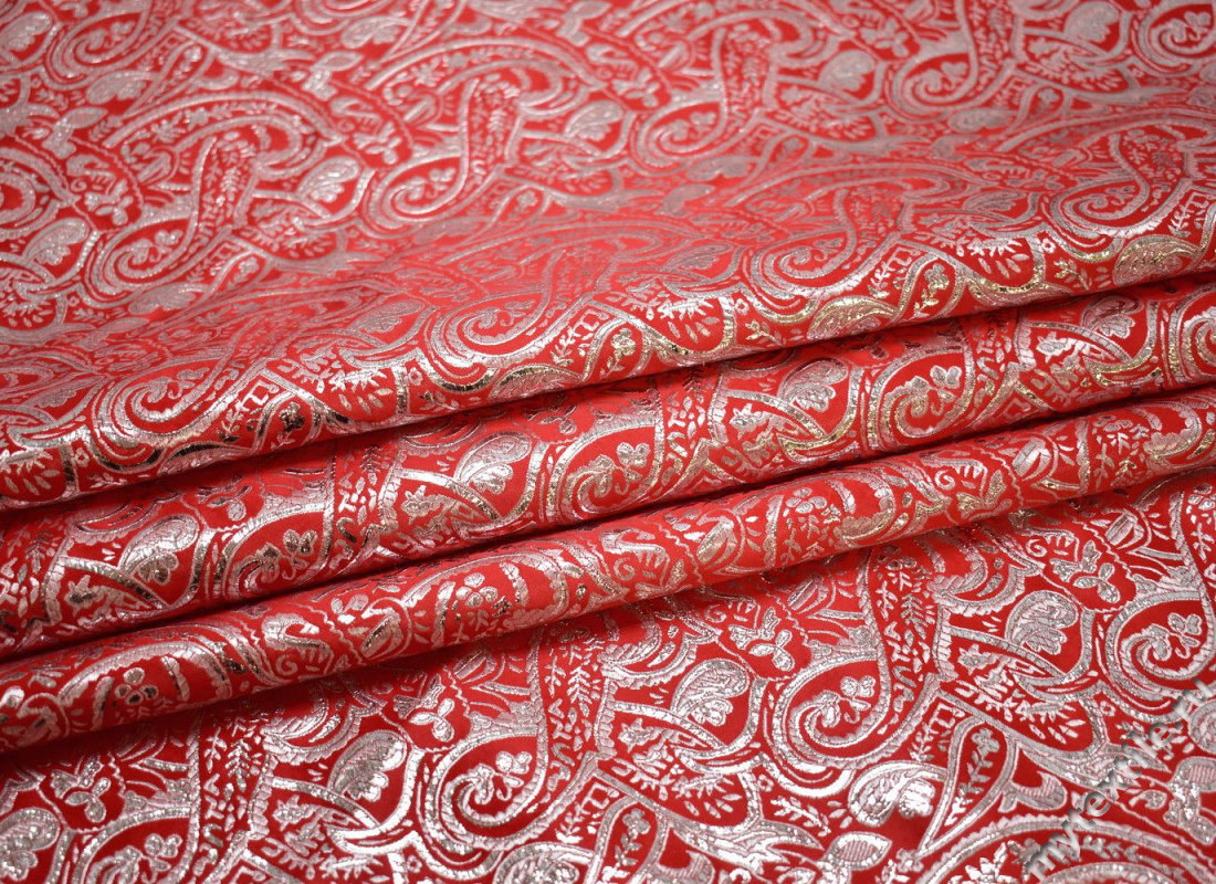 Шелк с рисунком ткань