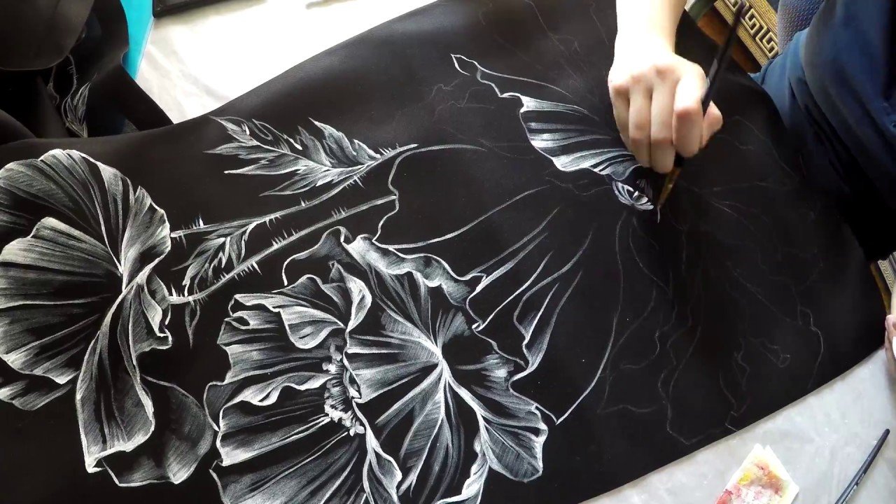 Роспись по шелку: мастер класс для начинающих и художественная техника