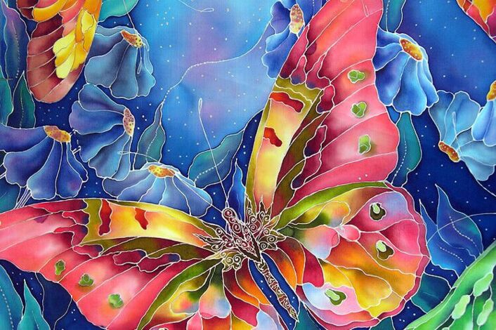 Техника батик - обзор видов и техника нанесения. инструкции, схемы, фото + секреты от мастера