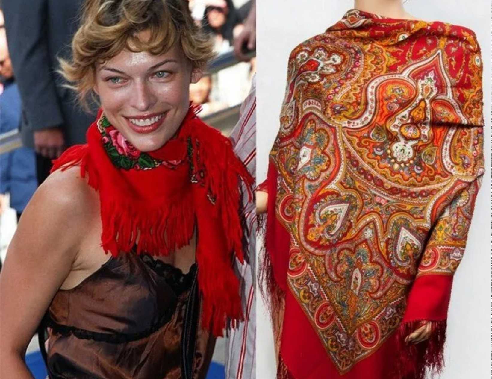 Художница из подмосковья расписывает платки и палантины, которые носят даже известные женщины мира