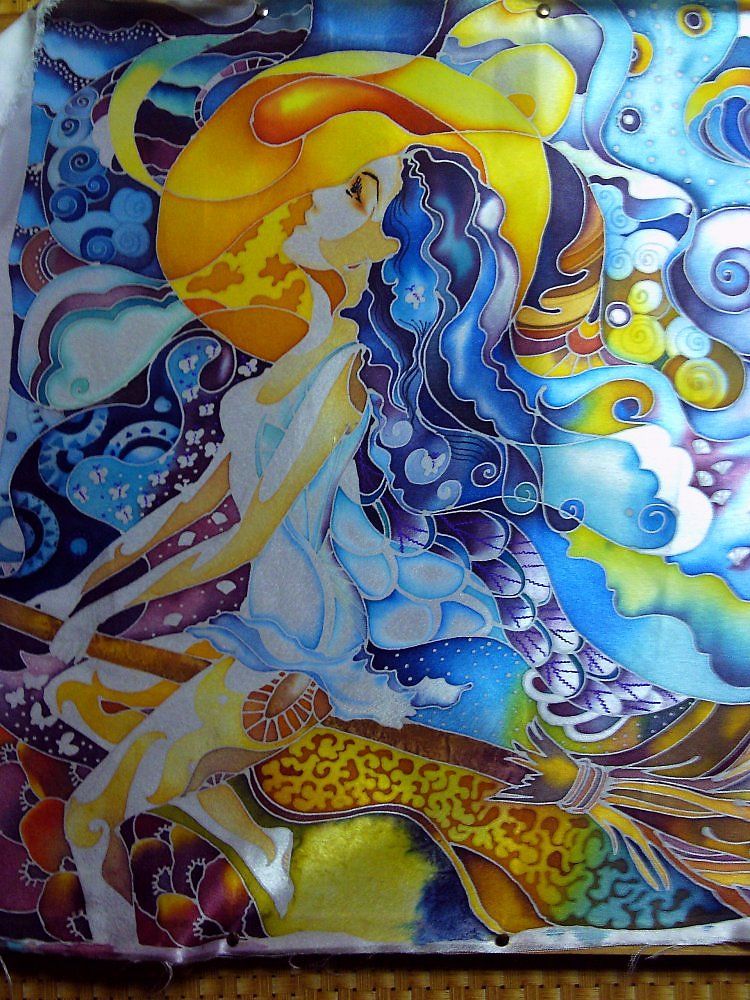 Как рисовать батиком по ткани для начинающих: мастер-класс по видам росписи, чантинг и техника изготовления вечернего города