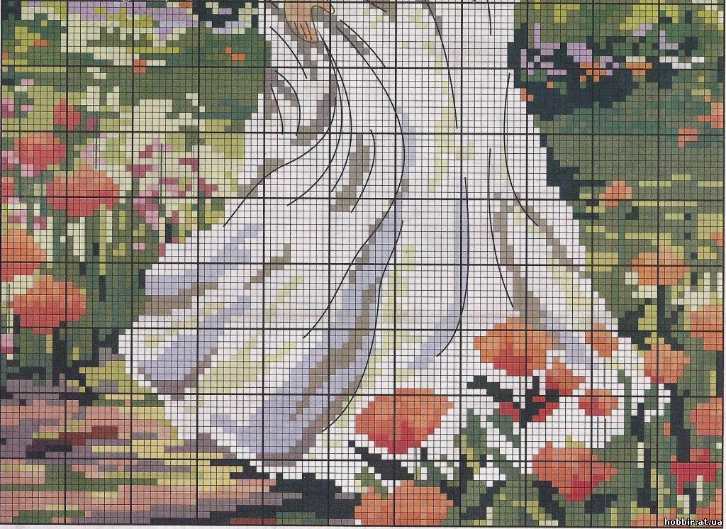 Китайская вышивка: описание картин