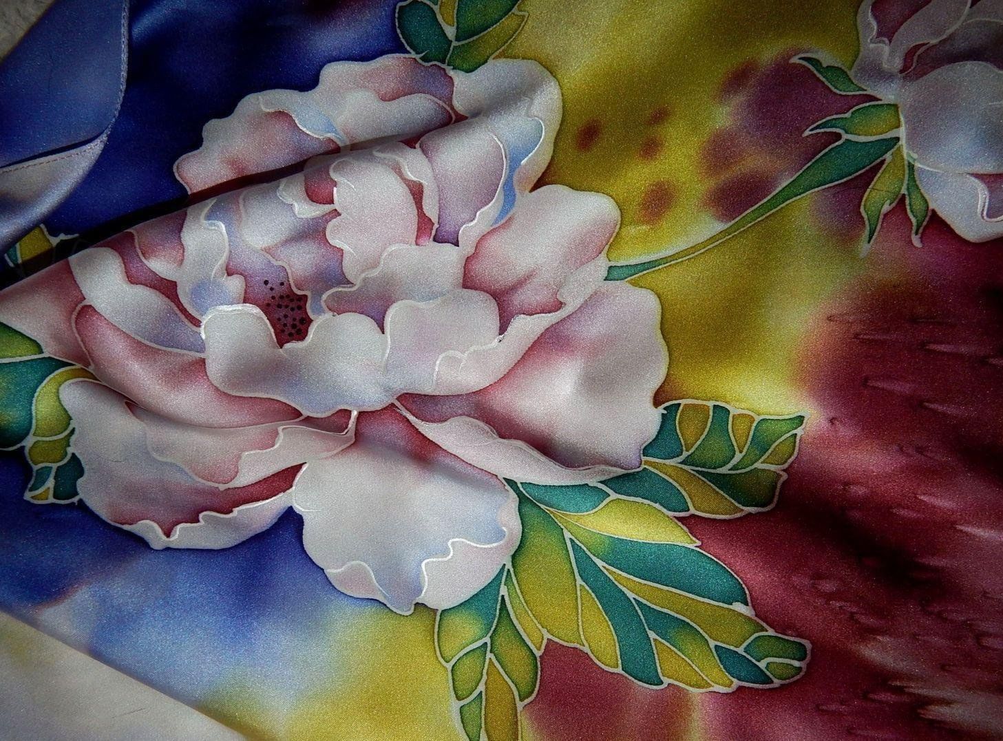 Роспись по шелку: мастер класс для начинающих и художественная техника