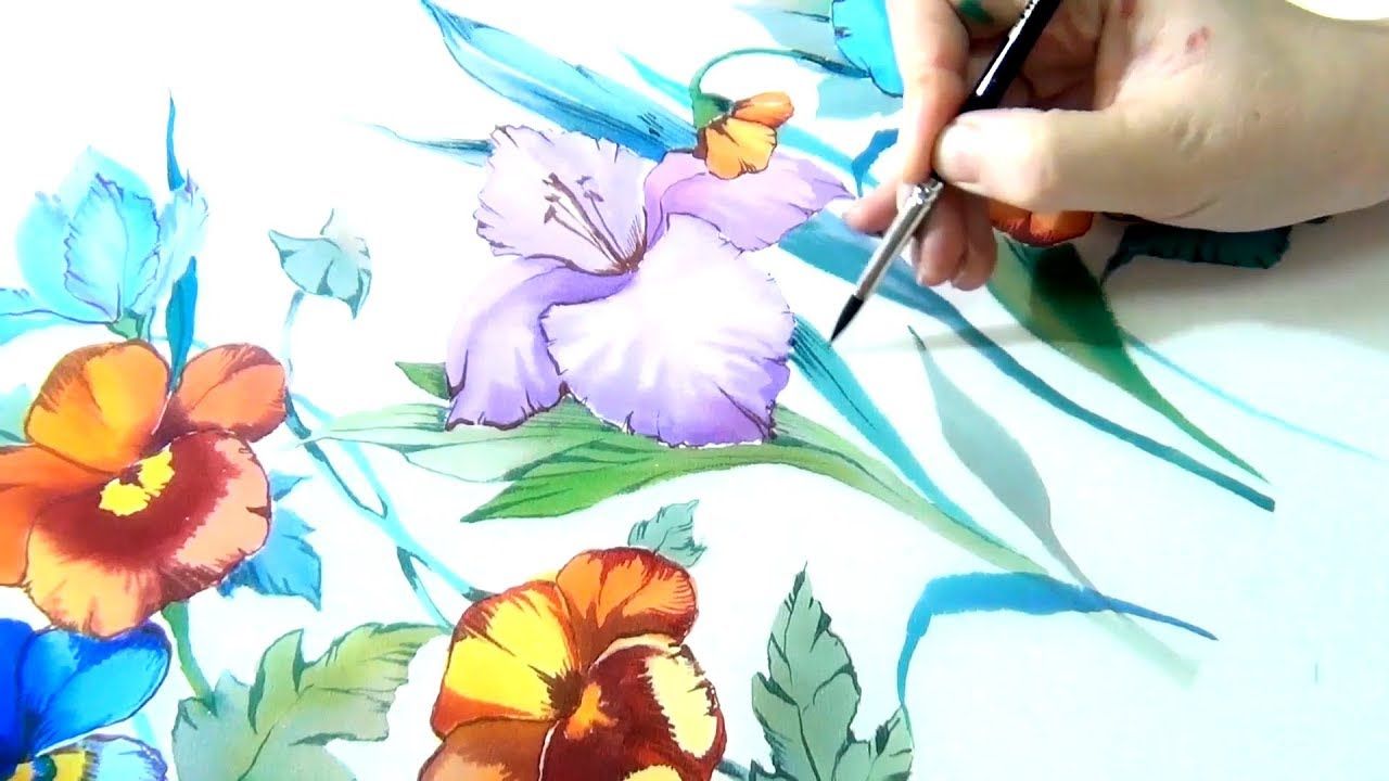 Роспись по шелку: что для этого нужно?