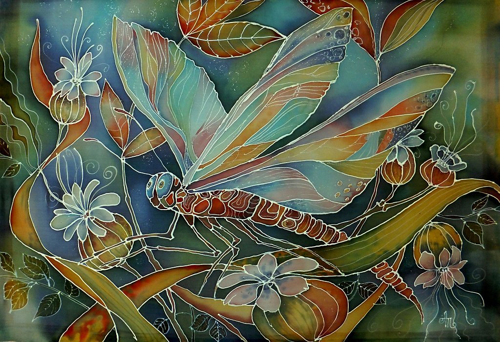 Техники росписи по ткани: горячий, холодный и узелковый батик