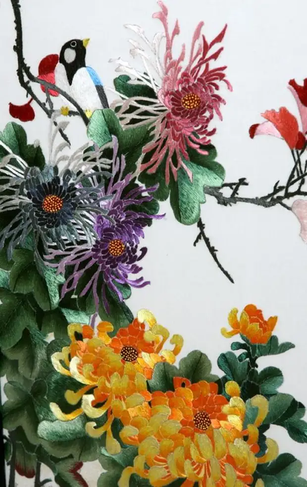 Картины,вышитые шелком. талант, терпение и красота! « николлетто