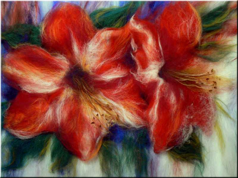 Живопись на шелке акварель