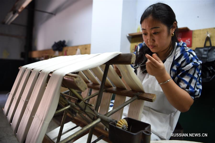 Роспись по шёлку китай