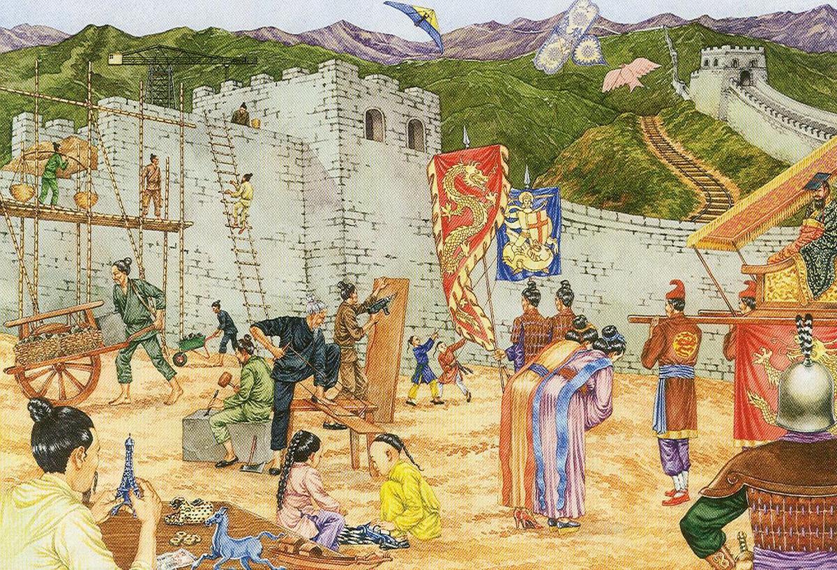 Живопись по шелку и бумаге китай