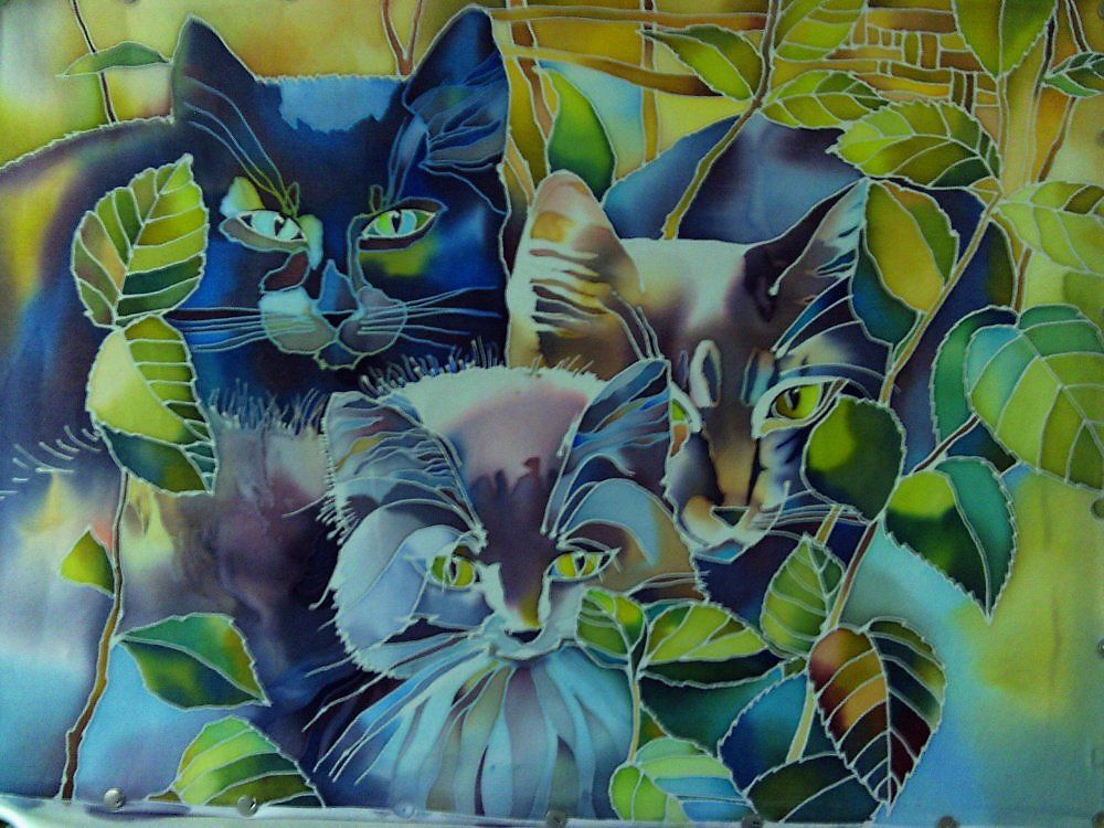 Батик техника выполнения: виды холодный горячий