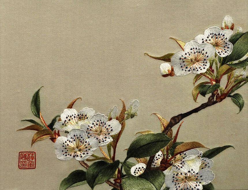 Картины шелком. картины вышитые шёлком: шедевры китайских мастериц