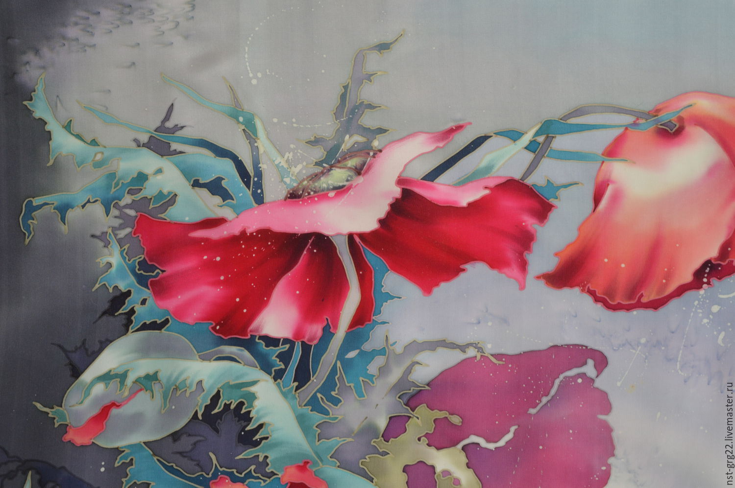 Секреты росписи по шелку, плюс советы для начинающих