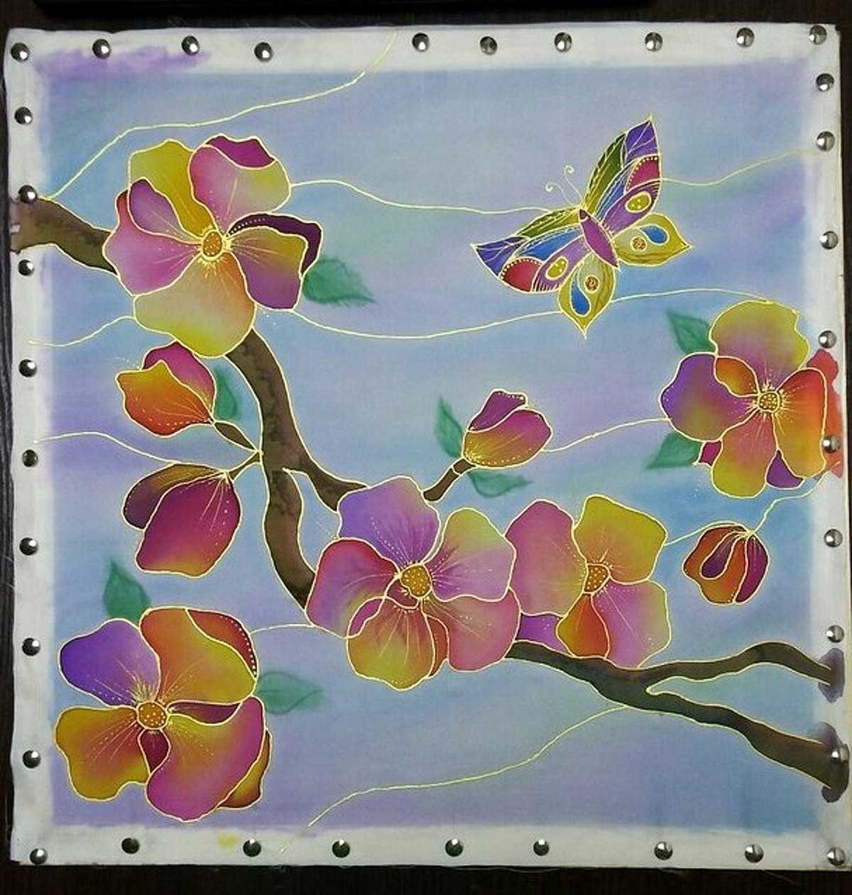 Роспись по шелку: с чего начать рисование картин на платках