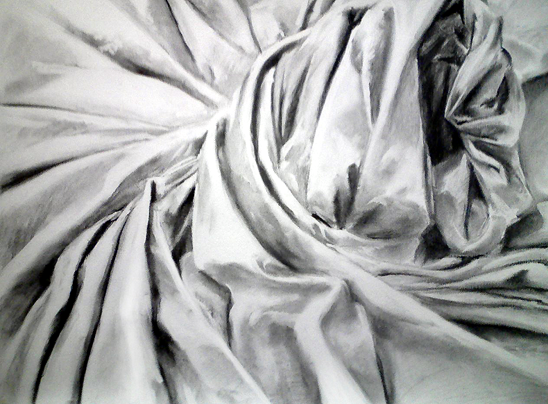 Как рисовать шелк карандашом - новые техники и советы