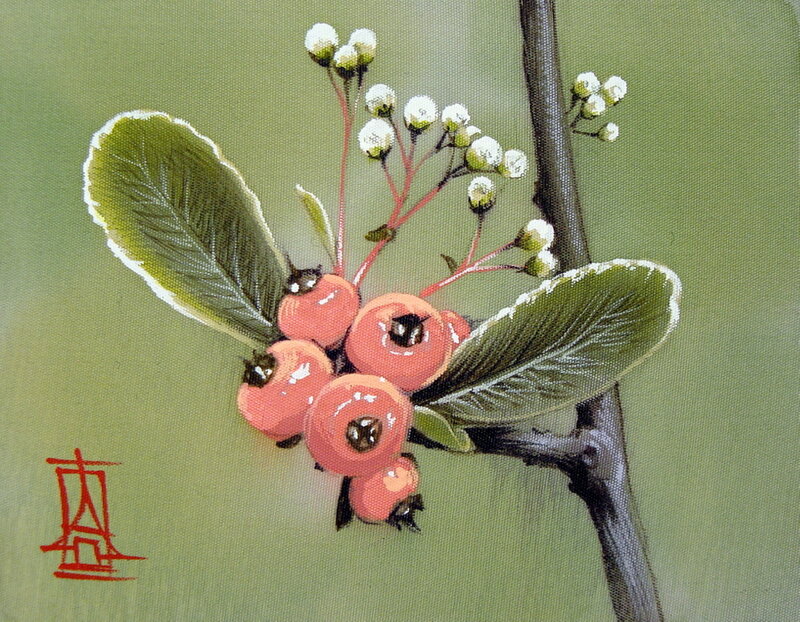 Китайская живопись на шёлке от украинской художницы алины осеевой