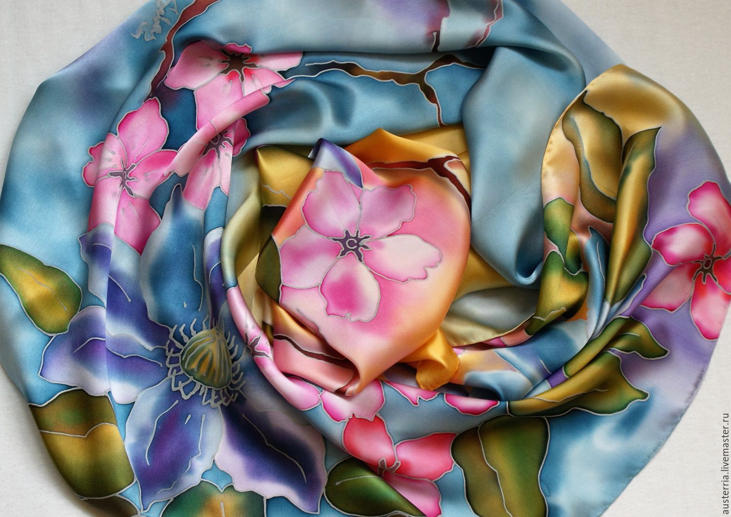 Картины на шелке своими руками