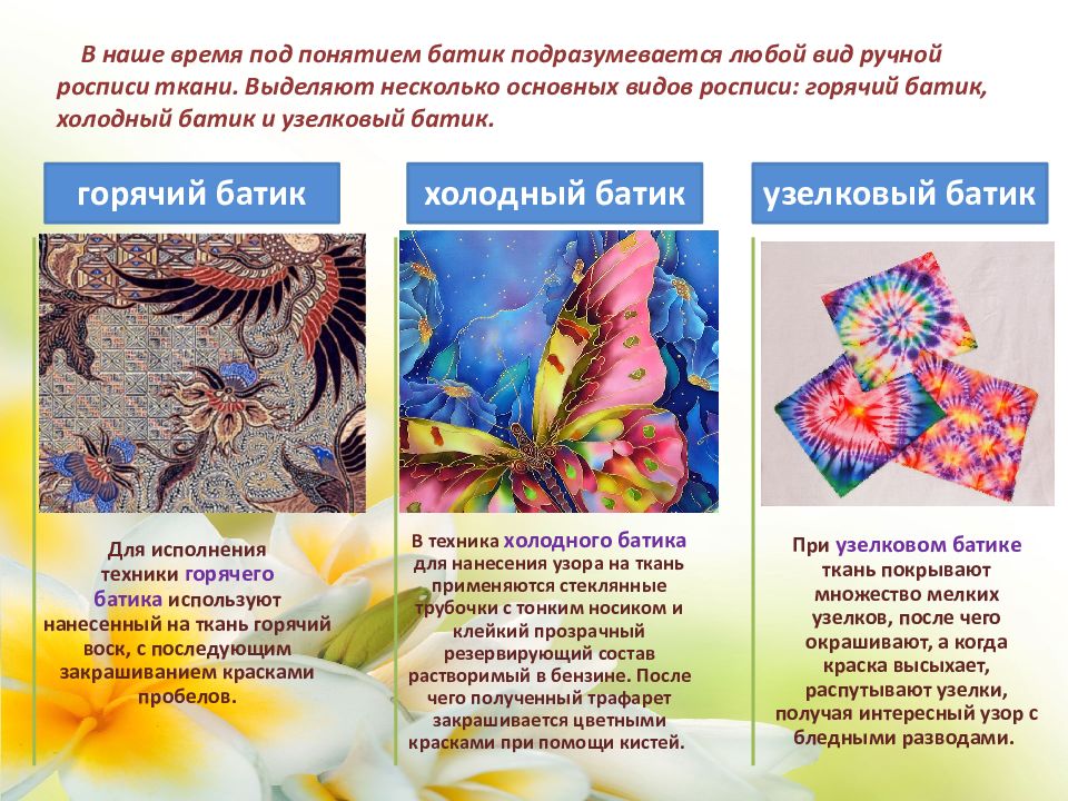 Живопись на шелке называется