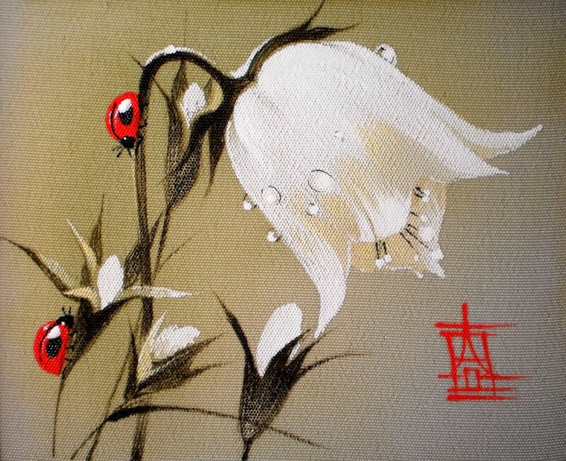 Китайская живопись на шёлке от украинской художницы алины осеевой