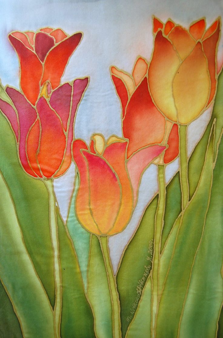 Особенности техники горячего батика