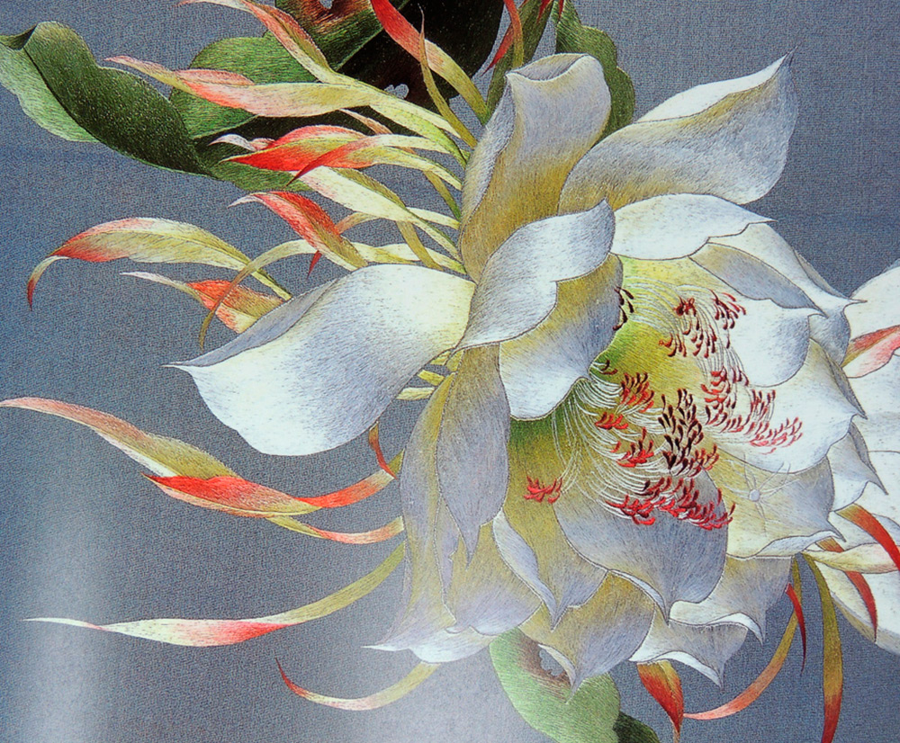 Шелк с китайским рисунком