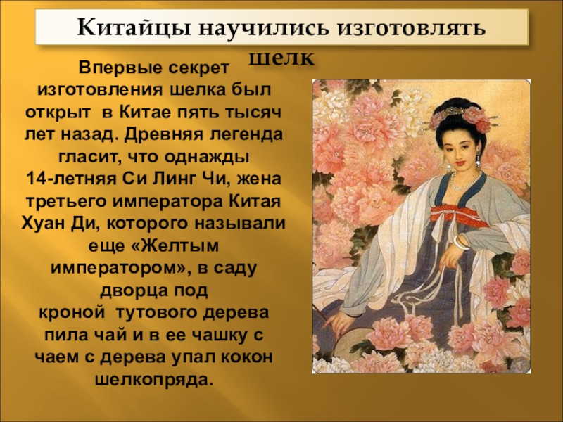 Китайский шелк – история протяженностью в тысячи лет