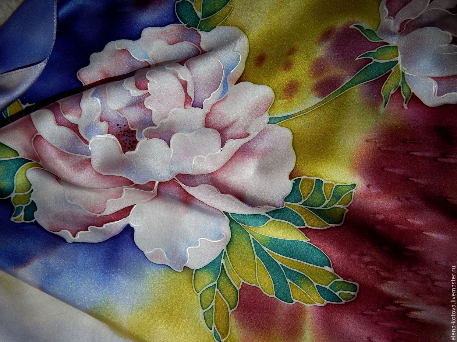 Картины на шелке своими руками