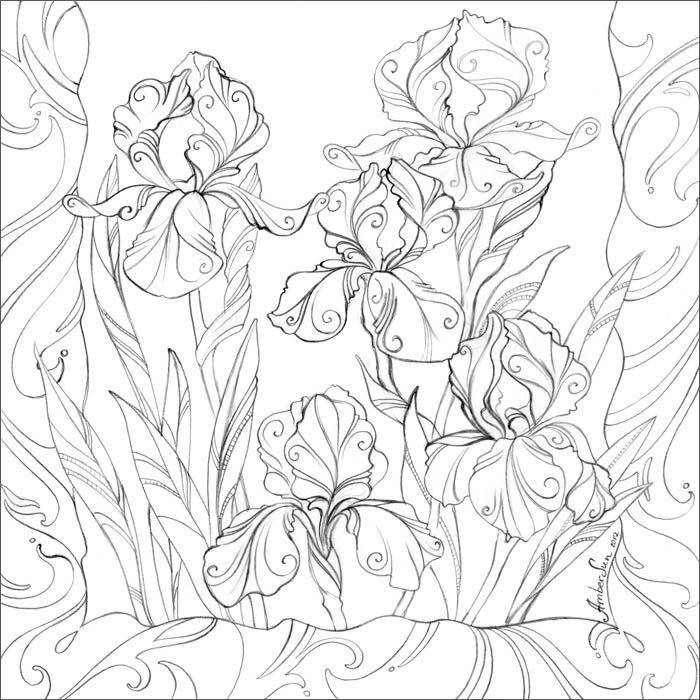 Батик для начинающих: мастер-класс с трафаретами и шаблонами