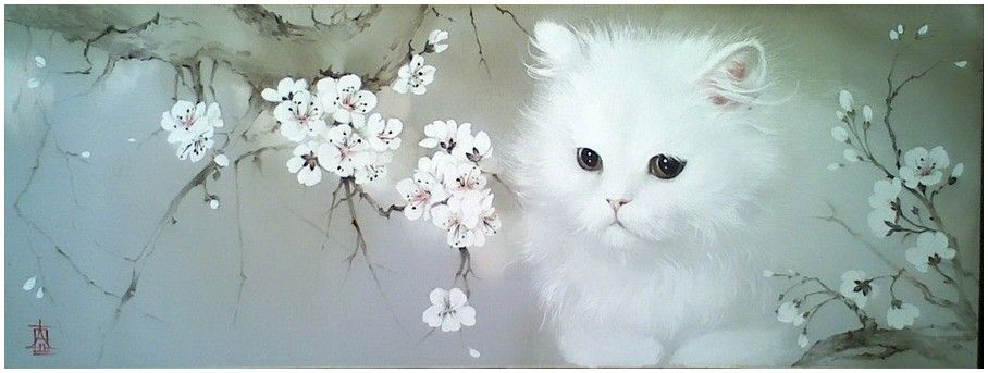 Китайская живопись на шёлке от украинской художницы алины осеевой