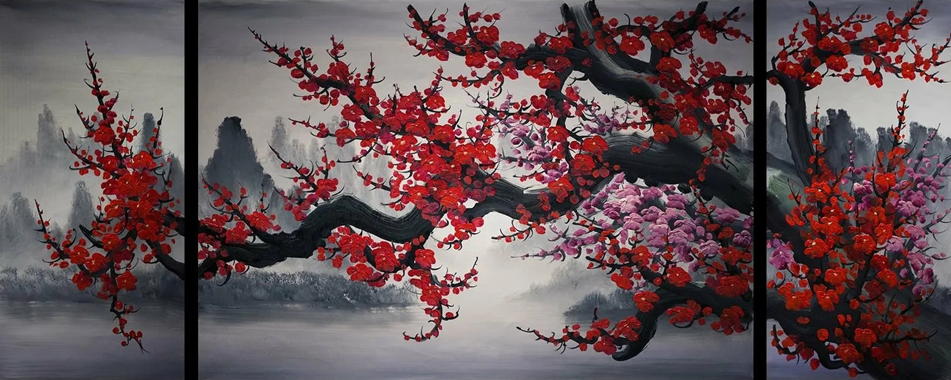 Интерьерные картины в японском стиле — делаем сами (+супер фото!)