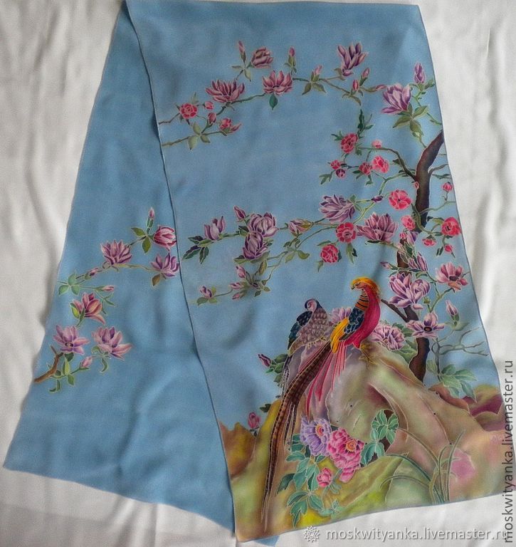 Мк роспись по шелку. | страна мастеров